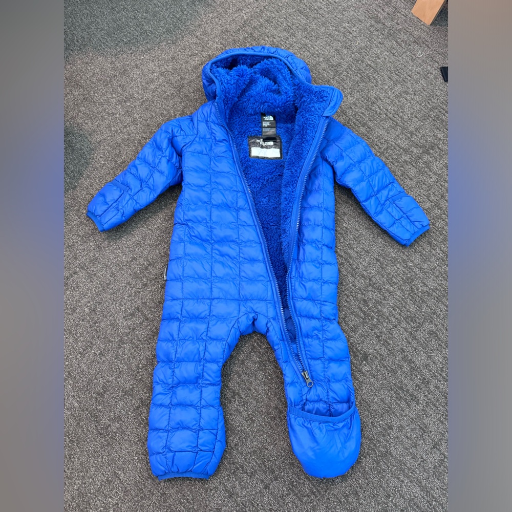 The North Face Blue Kids One Piece Bodysuit
